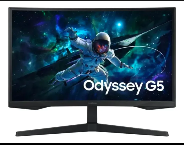Monitor Gamer Samsung Odyssey G5, 27, Qhd, 165hz Cor Preto