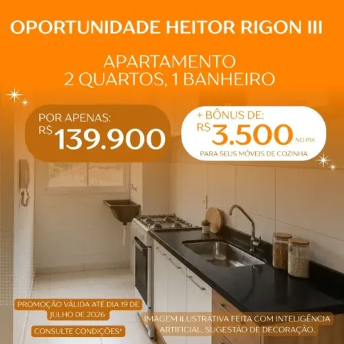 Apto 2 dorms - Heitor Rigon III