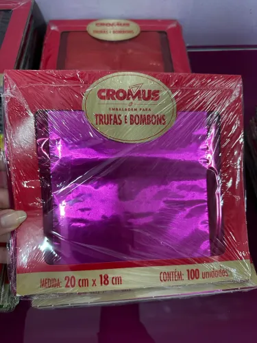 Embalagens Cromus para Trufas e Bombons - 20 x 18 cm
