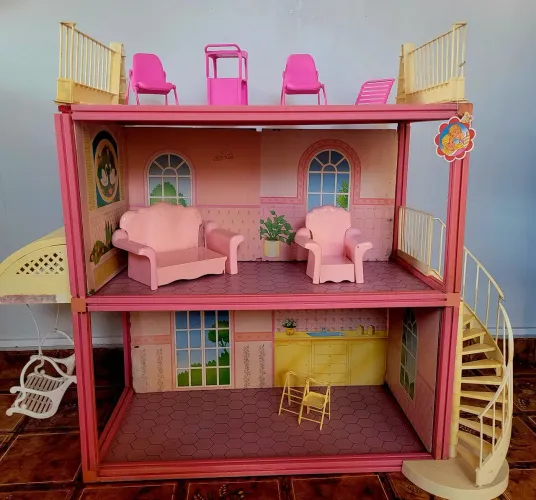 Antiga casa da Barbie anos 80