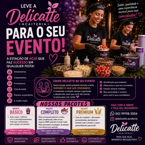 Estação de açai delicatte