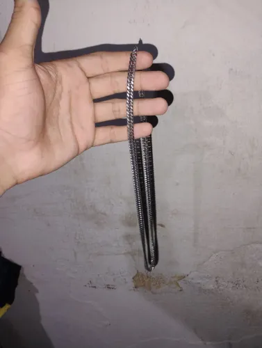 Cordão banhado a prata 