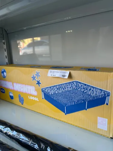 Piscina Infantil Retangular 1000 Litros em PVC 1,89 X 1,26m