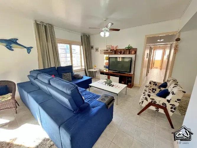 Réveillon 2027 - Apartamento c/ 3 Quartos (1 c/ AR) - 1 Quadra Mar - Praia Grande