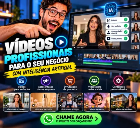CRIO PROPAGANDAS PROFISSIONAIS COM INTELIGÊNCIA ARTIFICIAL