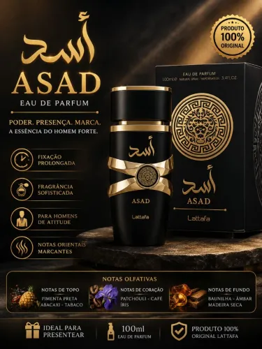 Perfume Lattafa Asad Eau 100 ml original