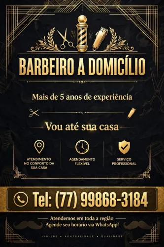 Barbeiro a domicílio