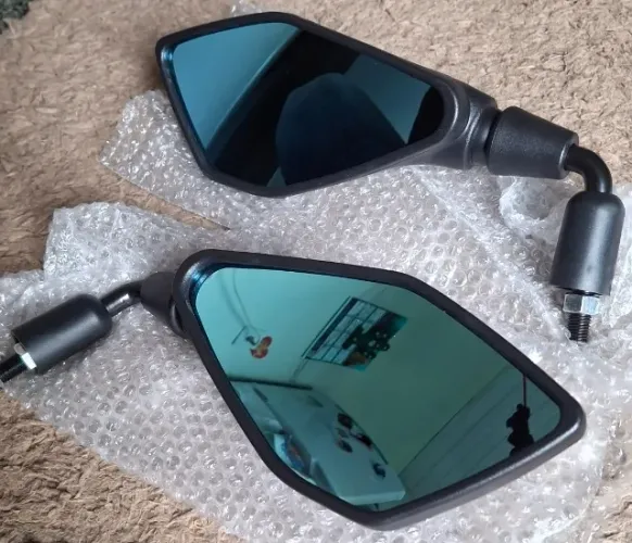 RETROVISOR HONDA LENTE AZUL NOVO