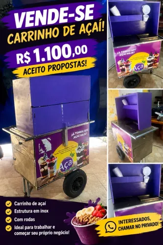 Carrinho de açaí 