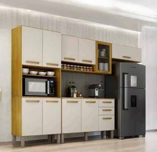 Armário Cozinha Modulado 4Peças 2.50M. Produto Novo Direto de Fábrica.