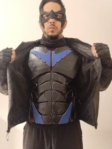 Colete Asa noturna fantasia cosplay batman