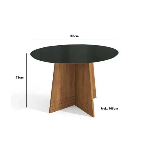 Mesa de jantar vidro