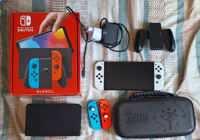 Nintendo Switch Oled Com Caixa