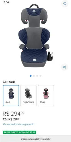 Assento infantil para carros Tutti Baby 
