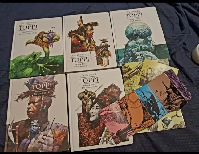 Collected Sergio Toppi 1 a 5 + Brindes