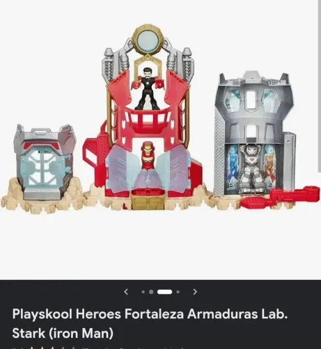 Playskool heroes laboratório do Tony Stark/ homem de ferro Marvel com luz e som