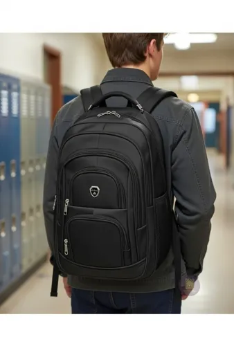 Mochila Escolar Juvenil Adulta Reforçada Impermeável Cabo de Aço