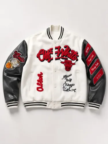 Jaqueta off-white Chicago Bulls