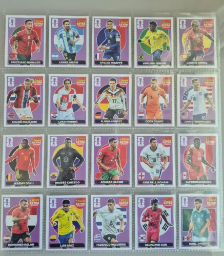 SERIE COMPLETA EXTRA STIKERS - LILAS