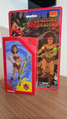 Caverna do Dragão boneco Diana RPG anos 1980 vintage