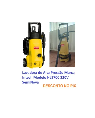 Lavadora de Alta Pressão Marca Intech Modelo HL1700 220V SemiNova
