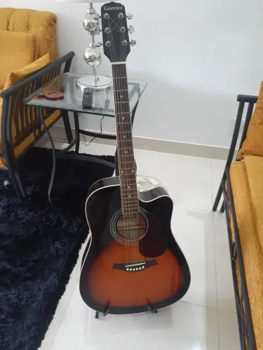  VIOLÃO GIANNINI ELÉTRICO AÇO 