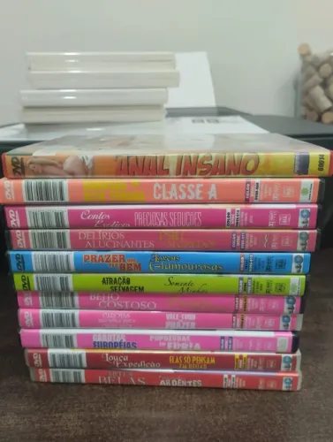 Lote 01 - 10 Dvds Adulto + Brinde