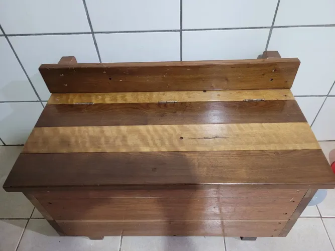 Caixa de Lenha Madeira Maciça 
