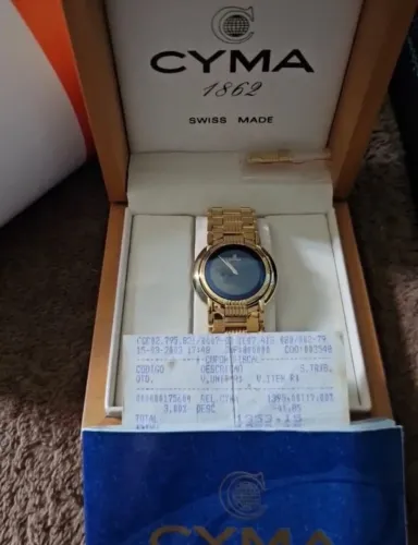 Relógio CYMA 100 por cento original R$8500