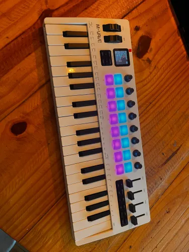 Controlador MIDI Sintetizador Bluetooth MVAVE SMK 37