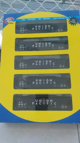 Kit 5 vagões minério Union Pacific