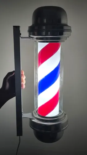 Barber Pole Giratório
