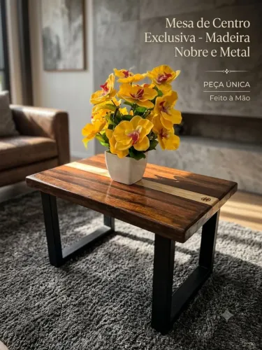 Mesa de Centro madeira nobre