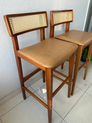 Kit 2 banquetas para bancada