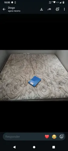Colchão king usado $600