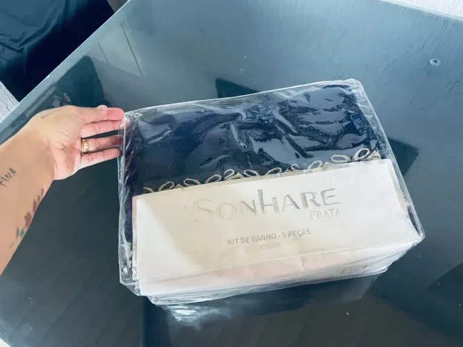 Toalhas bordadas de algodão OFERTA