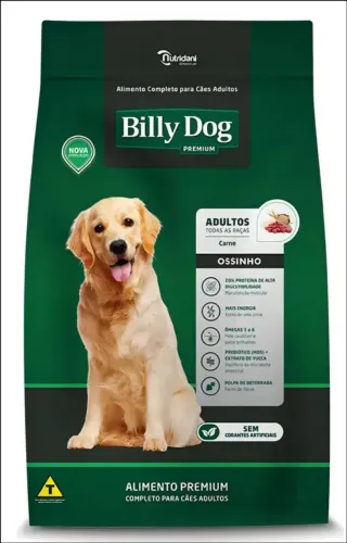 Ração Billy dog ossinho 15 kg