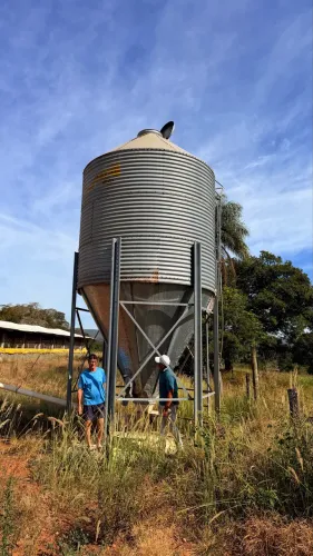 Silo 20 toneladas para ração e grãos