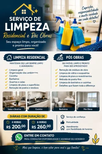 ? DIARISTA ? LIMPEZA COM CAPRICHO! ?