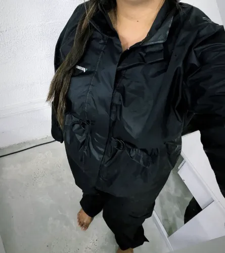 Capa de chuva para Motoqueira Feminina