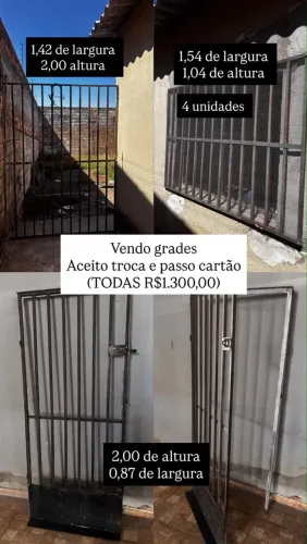 Grades para janela e porta 