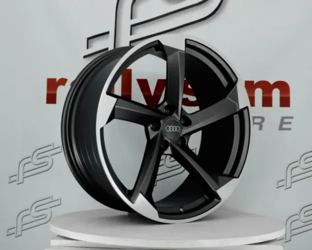 Jogo de Roda Audi Rs6 Concept Grafite Diamantado 5x112 - 19x8,5 Offset 35 (Nv)