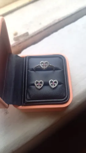 Conjunto Life by Vivara em pra 925. Anel T.16