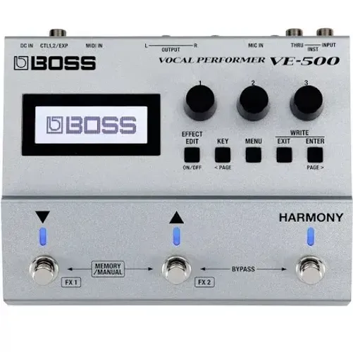 Pedal Boss ve 500 vocal