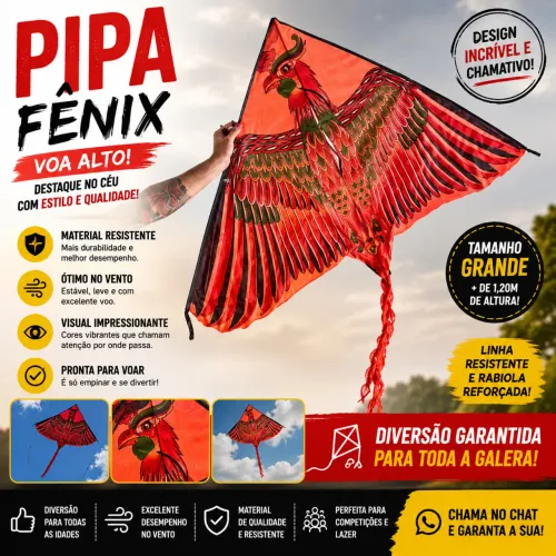 Pipa fênix gigante