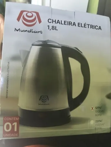 Chaleira elétrica novo na caixa