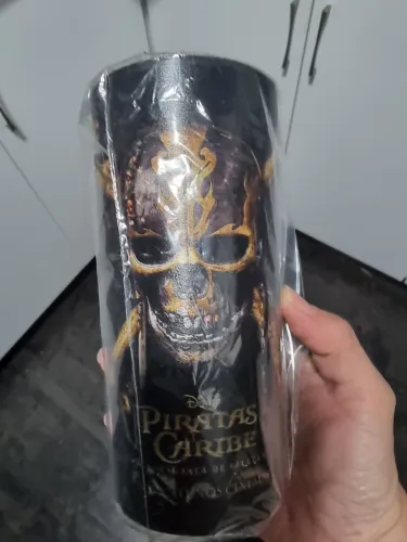Copo colecionável oficial do Cinemark Piratas do Caribe