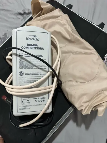 COLCHÃO PNEUMÁTICO HIDROLIGHT + BOMBA COMPRESSORA (divido 12x)