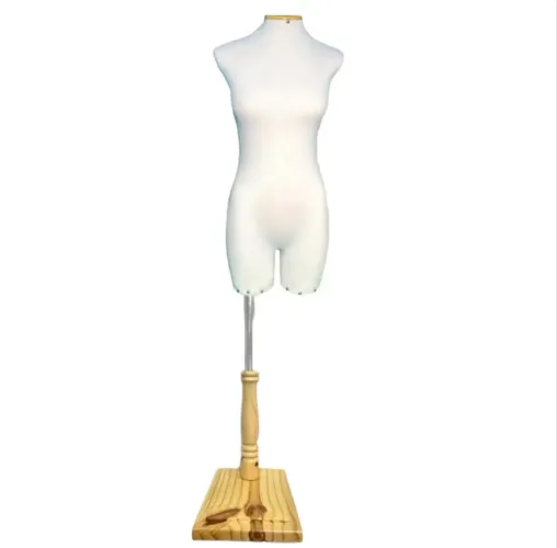 Manequim forrado feminino c pedestal