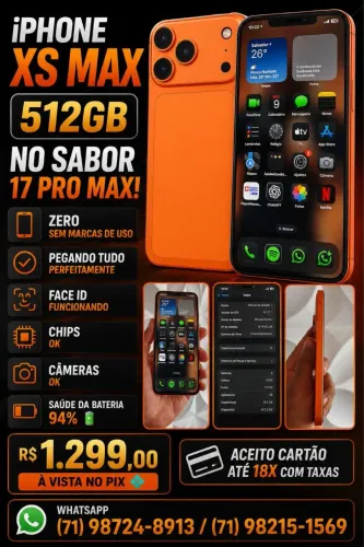 XS MAX 512GB SABOR 17 PRO MAX